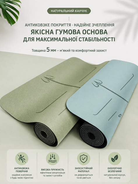Килимки для йоги чорний - Фото 4 Килимки для йоги чорний - зображення 4