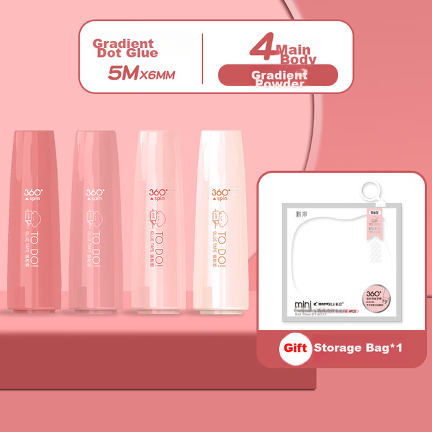 Клейкая лента CHANGLi с градиентным нажимом, высококачественная клейкая лента для детских поделок и блокнотов большой емкости, стикеры для исправления ошибок для учеников начальной школы, двусторонняя клейкая лента с кнопкой, высокая адгезия. - Фото 12 Клейкая лента CHANGLi с градиентным нажимом, высококачественная клейкая лента для детских поделок и блокнотов большой емкости, стикеры для исправления ошибок для учеников начальной школы, двусторонняя клейкая лента с кнопкой, высокая адгезия. - изображение 12
