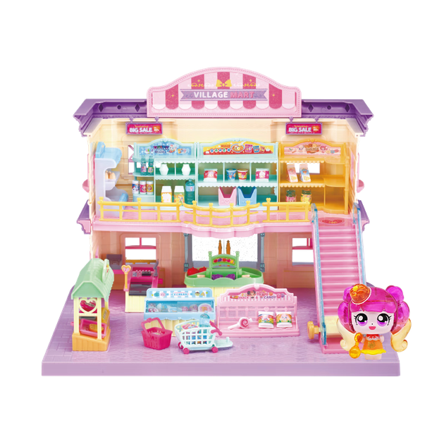 Набор детских игрушек Qimiaomengke Magic Sweetheart Supermarket, игровой набор для девочек в ролевые игры, замок в форме сердца, новогодний подарок. - Фото 4 Набор детских игрушек Qimiaomengke Magic Sweetheart Supermarket, игровой набор для девочек в ролевые игры, замок в форме сердца, новогодний подарок. - изображение 4
