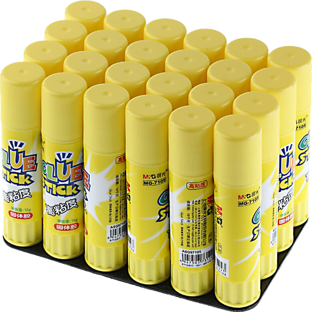 Популярний продукт M&G Stationery, 15 г високов'язкого твердого клею PVP, твердий клей для студентських рукоділля, швидковисихаючий міцний клей-олівець, офісне приладдя, упаковка з 24 шт. MG7105 - Фото 4 Популярний продукт M&G Stationery, 15 г високов'язкого твердого клею PVP, твердий клей для студентських рукоділля, швидковисихаючий міцний клей-олівець, офісне приладдя, упаковка з 24 шт. MG7105 - зображення 4
