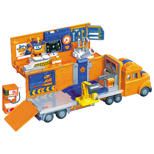 Набор для ролевых игр AULDEY Super Wings Dali Repair Engineering Truck Scene Set, подарок на день рождения для детей, артикул 790807. - изображение 4