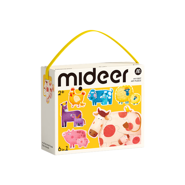 Большой пазл MiDeer Toy, подарок для мальчика и девочки, бумажный пазл с изображением сельскохозяйственных животных, детский подарок. - изображение 4