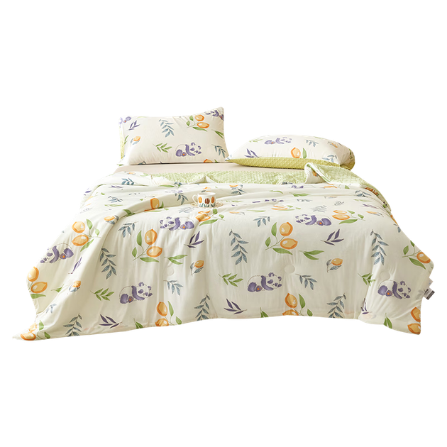 Літня ковдра Grace Class A Dot Cooling Silk, коефіцієнт охолодження 0,21, ковдра Ice Silk Air Conditioner, візерунок панди, 1,5*2 м - зображення 4
