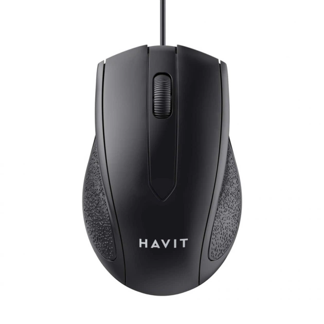 Мышка Havit MS80 USB Black (6939119036607) (356166) - Фото 1 Мышка Havit MS80 USB Black (6939119036607) (356166) - изображение 1