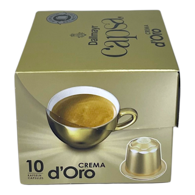 Кава в капсулах Dallmayr Crema d'Oro 10 шт, 56 г - зображення 3