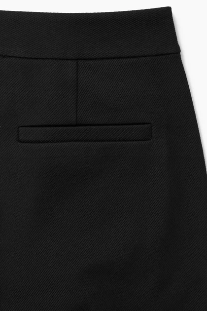 Штани жіночі COS high-waisted pintucked trousers 1211150001 XS Чорний - изображение 5