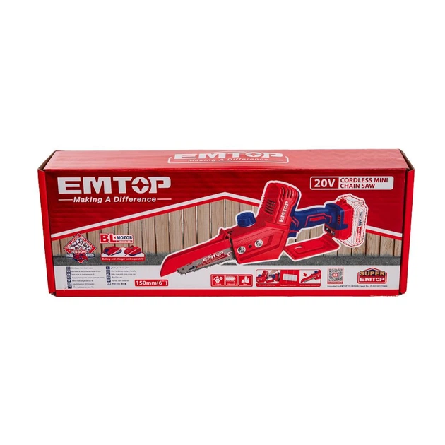Міні-пила акумуляторна EMTOP ELGA2068 (без АКБ та ЗП) - зображення 15