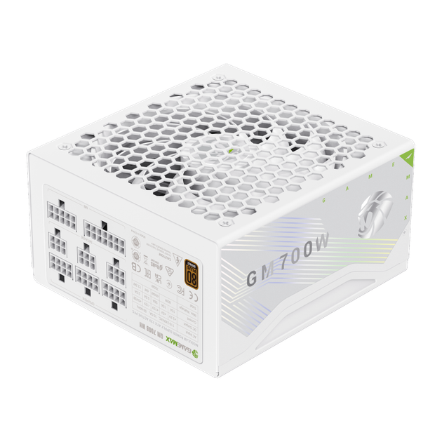 Блок живлення Gamemax 700W GM 700B Fully Modular White (GM 700B WH Fully-modular New) - изображение 7