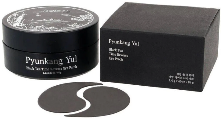 Hydrożelowe płatki pod oczy Pyunkang Yul Black Tea odmładzające 60 szt (8809486681657) - obraz 3