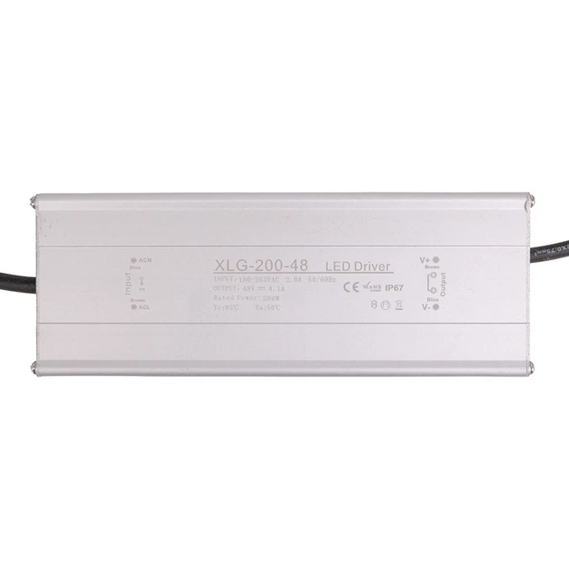 Блок питания HiSmart 48V 4.2A, IP67 - Фото 1 Блок питания HiSmart 48V 4.2A, IP67 - изображение 1