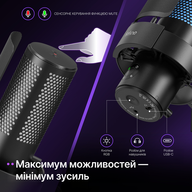 USB мікрофон Fifine A9S - зображення 11