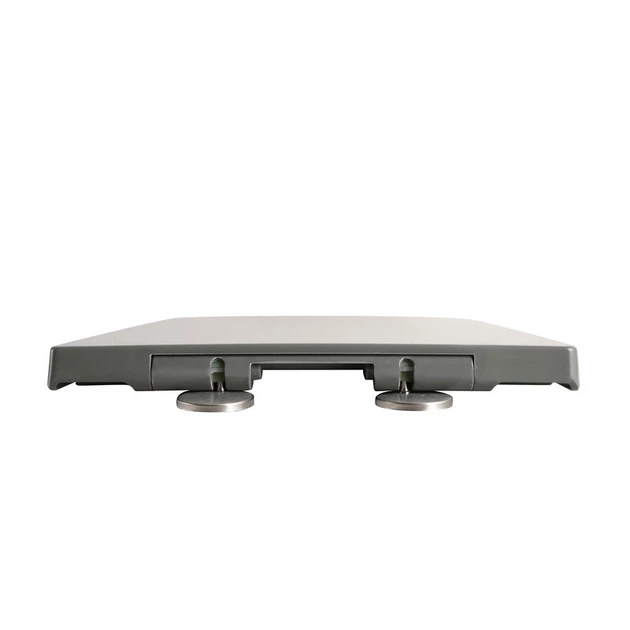 Сидіння-кришка для унітазу MIXXUS PREMIUM SEAT COVER QUADRO-2004 GRAY 425х358х32mm дюропластове швидкознімне з мікроліфтом (MP6686) - изображение 2