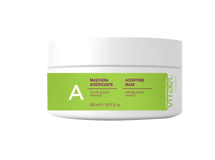 VITAEL COLORED HAIR ACIDIFYING MASK Маска для фарбованого волосся 500 мл - Фото 1 VITAEL COLORED HAIR ACIDIFYING MASK Маска для фарбованого волосся 500 мл - зображення 1
