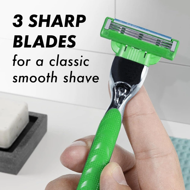Сменные лезвия для бритв Gillette Mach3 Sensitive для мужчин 20 штук - Фото 2 Сменные лезвия для бритв Gillette Mach3 Sensitive для мужчин 20 штук - изображение 2