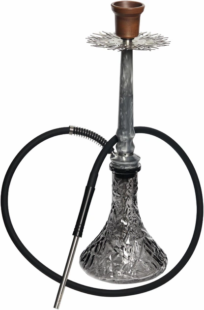 Кальян Tiaga Hookah Astra Crystal Silver - Craft Crystal Black - Фото 2 Кальян Tiaga Hookah Astra Crystal Silver - Craft Crystal Black - изображение 2