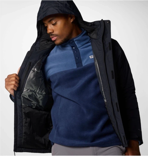Чоловіча вітровка куртка Columbia Cascadian Peaks Insulated Jacket розмір XL - Фото 3 Чоловіча вітровка куртка Columbia Cascadian Peaks Insulated Jacket розмір XL - изображение 3