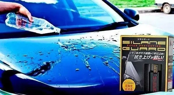 Жидкое стекло-полироль для кузова авто Willson Silane Guard (Вильсон Силейн Гард), 95 мл — Защитное жидкое кузовное покрытие с эффектом высокого блеска и гидрофоба - изображение 4