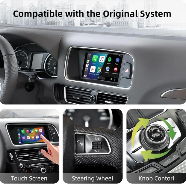 Беспроводной адаптер ANYFAR CarPlay Android Auto для Audi A4 A5 Q5 MMI 3G 2008-2018 - изображение 3