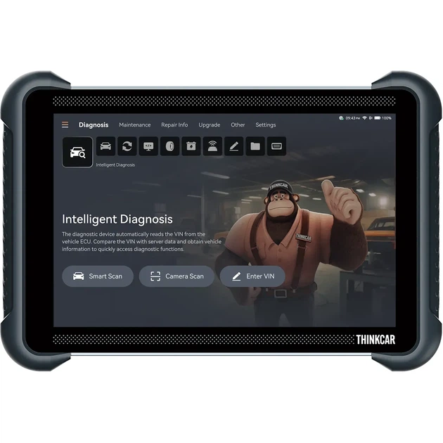 Автосканер Thinkcar Thinktool Expert 391 (ШІ, всі системи, 40+ сервісних функцій, 2 роки оновлень, кодування, тести, програмування, CAN FD, DoIP, J2534) - изображение 9