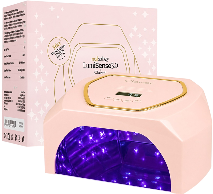 Lampa do paznokci Clavier Nailsology LumiSense 3.0 UV/LED Różowa - obraz 10