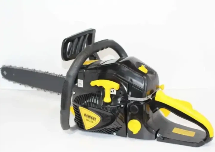 Бензопила DeWalt DC55 бензиновая 4,5 кВт цепная пила 52 см3 двухтактная мотопила 11000 об мин шина 45 см цепь 0,325 пила для дров древесины деревьев сада строительства хозяйства - изображение 4