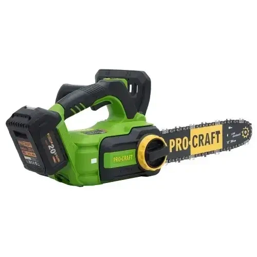 Аккумуляторная цепная пила Procraft PKA42Li 20 В бесщеточная электропила шина 12 дюймов 304 мм скорость цепи 9,3 м с 4900 об мин мини пила с автоматической смазкой тормозом бесключевым натяжением для древесины сада без АКБ зарядного устройства - изображение 4