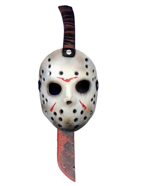 Мачете и маска Джейсона на Хэллоуин Friday the 13th - Фото 1 Мачете и маска Джейсона на Хэллоуин Friday the 13th - изображение 1
