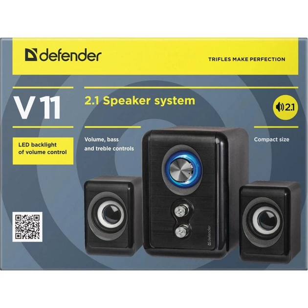 Акустическая система Defender V11 Black (65111) - изображение 4