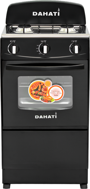 Газовая двухконфорочная плита с духовкой DAHATI 2000-22BS - Фото 2 Газовая двухконфорочная плита с духовкой DAHATI 2000-22BS - изображение 2