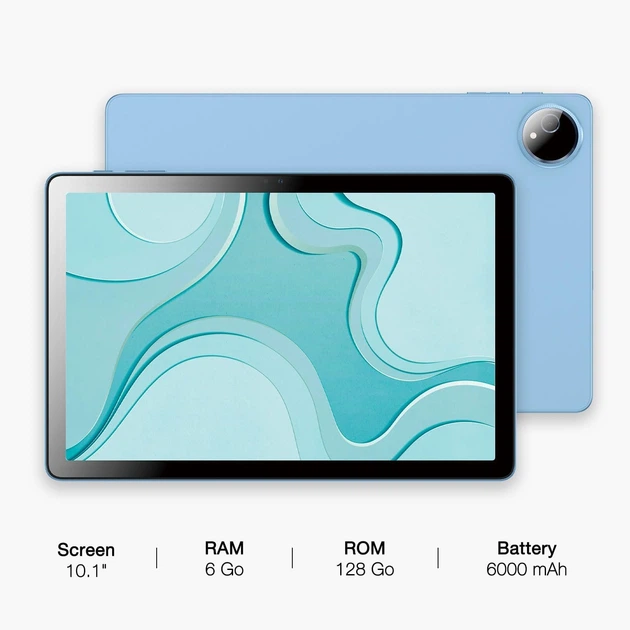 Планшет 10.1'' Logicom Tab Fold 10 6/128Gb 4G 2-SIM 8 ядер Android 15 6000 mAh Голубой (102342568) - изображение 2