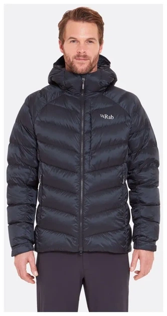Чоловічий зимовий пуховик Rab Glaceon Pro Jacket, Beluga (M) - изображение 4