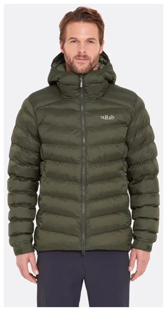 Чоловіча зимова куртка Rab Nebitron Pro Jacket, Army (XL) - изображение 2