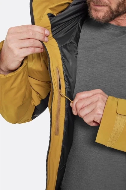 Чоловіча гірськолижна мембранна куртка Rab Khroma Diffract Jacket, Oak (M) - изображение 6