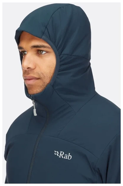 Чоловіча легка утеплена куртка Rab Xenair Alpine Light Jacket, Tempest Blue (M) - изображение 10