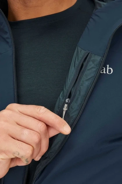 Чоловіча легка утеплена куртка Rab Xenair Alpine Light Jacket, Black (XL) - зображення 15