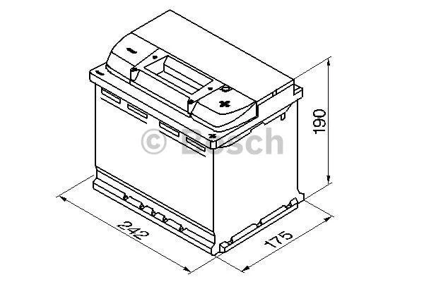 Автомобильный аккумулятор BOSCH 60Ah/540A/P+ S4 S4 005 (BS 0092S40050) - Фото 6 Автомобильный аккумулятор BOSCH 60Ah/540A/P+ S4 S4 005 (BS 0092S40050) - изображение 6