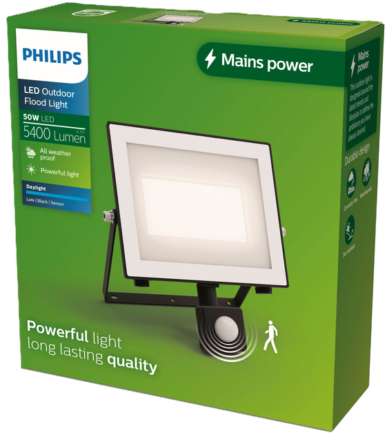 Прожектор Philips Lois flood BL 50W 50K HV IR  - зображення 2