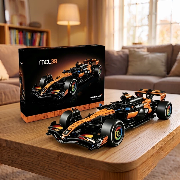Конструктор Technic McLaren MCL39 F1 Car, болид Формула 1, 1675 деталей - Фото 1 Конструктор Technic McLaren MCL39 F1 Car, болид Формула 1, 1675 деталей - изображение 1