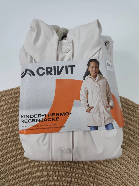 Дощовик куртка-парка Crivit для дівчинки утеплена шерпа водонепроникна BS001689 розмір 122-128 - Фото 2 Дощовик куртка-парка Crivit для дівчинки утеплена шерпа водонепроникна BS001689 розмір 122-128 - зображення 2