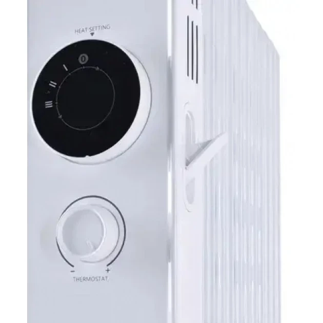 Масляний радіатор KUMTEL KUM-1230S 2500 Вт, 11 секцій, 3 режими, білий - зображення 6