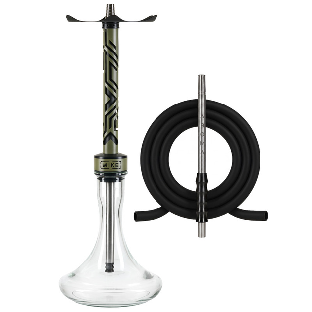 Кальян Aroma Hookah Mike Sniper Grey из нержавейки 57см с диффузором на уплотнителе - изображение 6