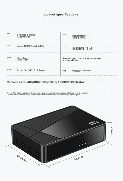 Разветвитель видеосигнала SDWS SDH-12 4K UHD - изображение 12