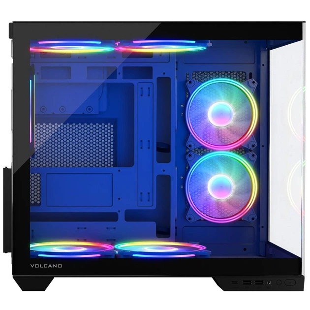 Корпус Modecom VOLCANO PANORAMA APEX ARGB 5F MIDI GREY без БЖ ATX (AT-PANORAMA-5F-ARGB-10-00) - зображення 3