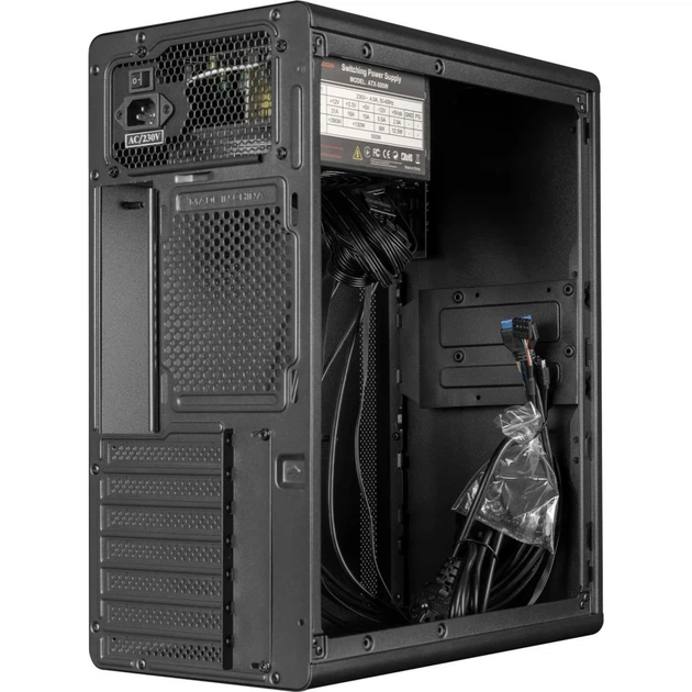 Корпус Prologix E127 500W Black [173429] - зображення 8