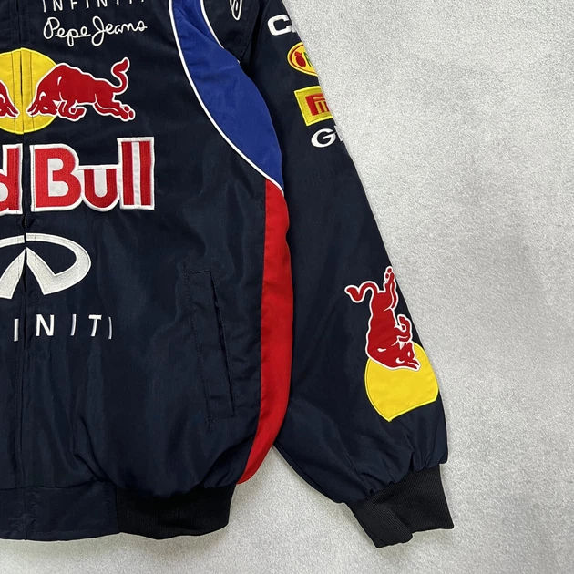 Куртка бомбер RedBull Infiniti Мотокуртка Гоночная Курточка Ветровка Редбулл Инфинити M - Фото 3 Куртка бомбер RedBull Infiniti Мотокуртка Гоночная Курточка Ветровка Редбулл Инфинити M - изображение 3