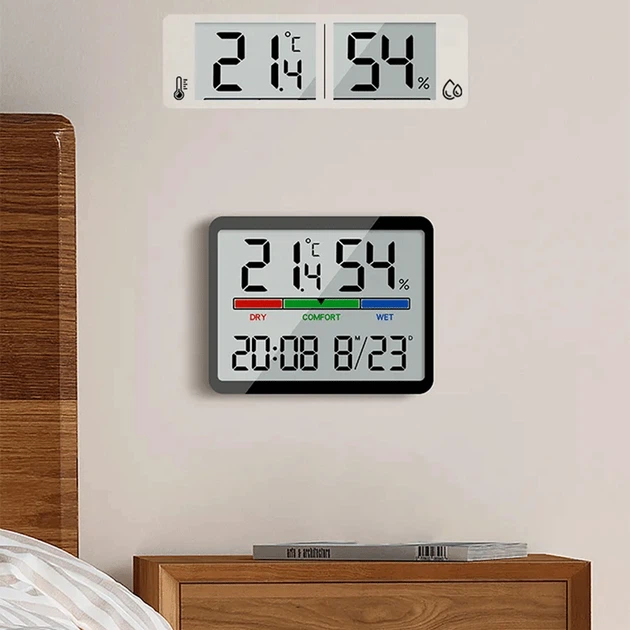 Багатофункціональний електронний годинник Xiaomi YIDA Time 8280 Black - зображення 7