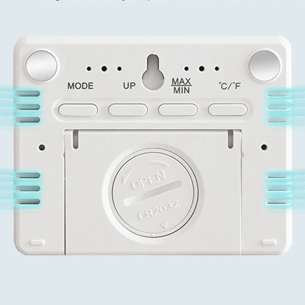 Багатофункціональний електронний годинник Xiaomi YIDA Time 8218 White - зображення 8