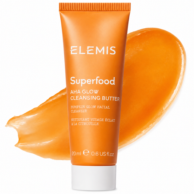 Очищающий бальзам для лица Elemis Superfood AHA Glow Cleansing Butter 20ml - Фото 1 Очищающий бальзам для лица Elemis Superfood AHA Glow Cleansing Butter 20ml - изображение 1