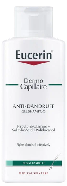 Шампунь Eucerin DermoCapillaire проти лупи для жирної шкіри голови 250 мл (4005800036637) - Фото 1 Шампунь Eucerin DermoCapillaire проти лупи для жирної шкіри голови 250 мл (4005800036637) - зображення 1