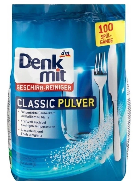 Порошок для посудомийної машини DenkMit Classic Pulver 1.5 кг - Фото 1 Порошок для посудомийної машини DenkMit Classic Pulver 1.5 кг - зображення 1